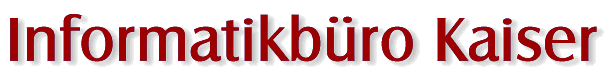 Logo Informatikbüro Kaiser